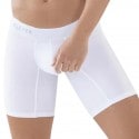 Clever Boxer Long Classic Match Microfibre Blanc