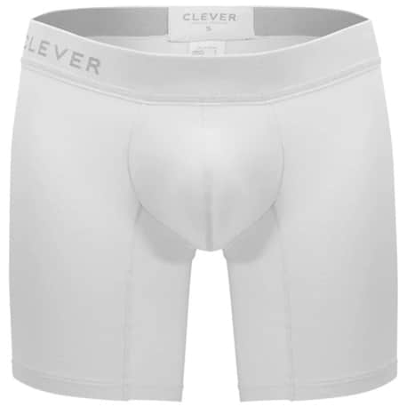 Clever Boxer Long Classic Match Microfibre Blanc