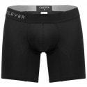 Clever Caribbean Cotton Long Boxer Briefs - Black