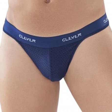 Clever Moda Thong Mesh Black Men's Underwear (M) at  Men's Clothing  store