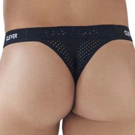 Clever Lust Thong - Black