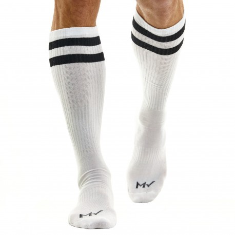 Modus Vivendi Soccer Knee Socks - White