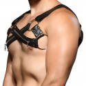 Andrew Christian Harnais Zipper Noir