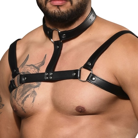 Andrew Christian Choker Harness - Black