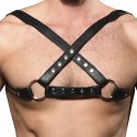 Andrew Christian Snap Harness - Black