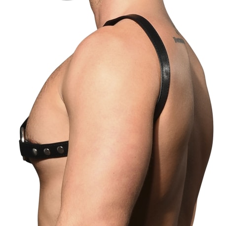 Andrew Christian Snap Harness - Black