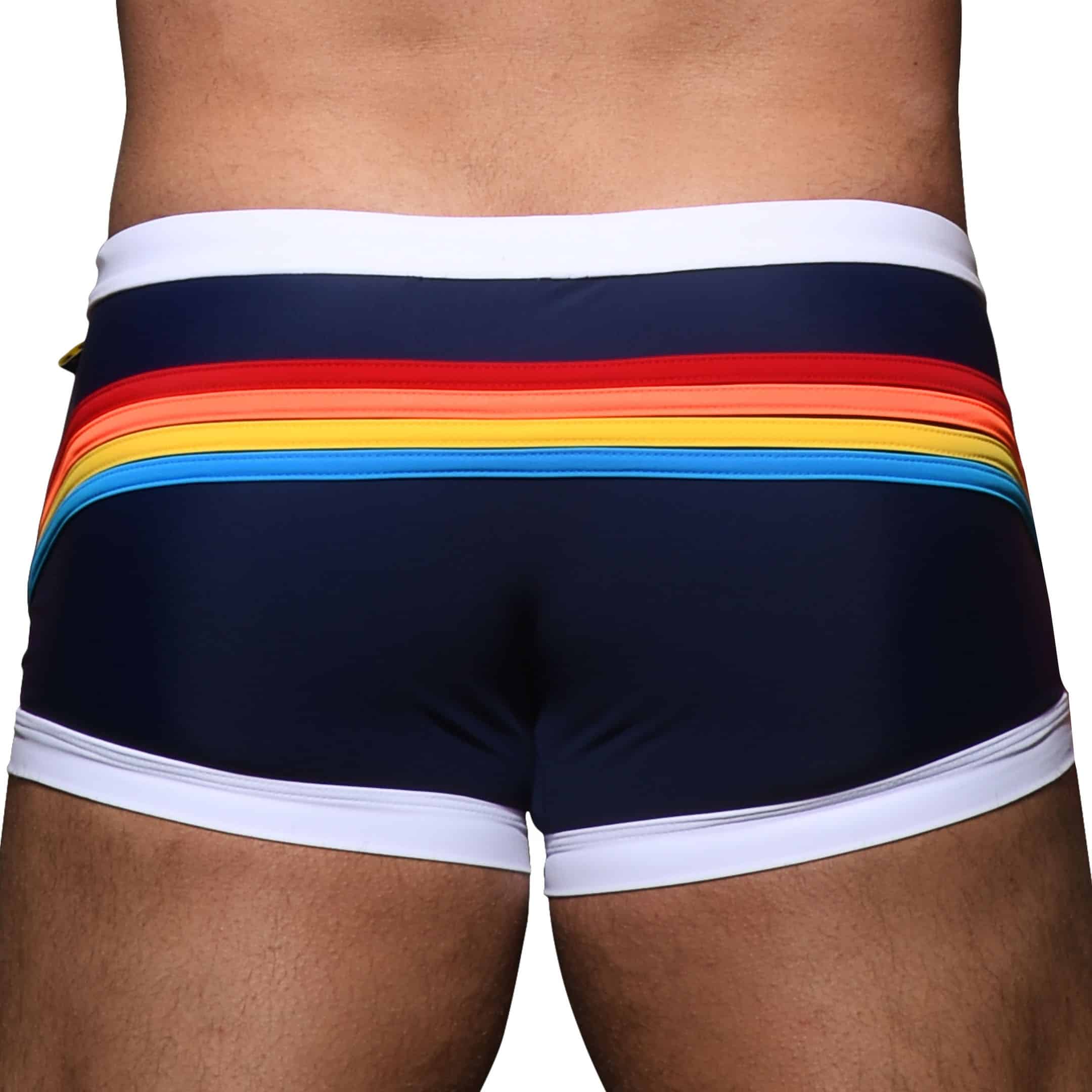 Andrew Christian California Swim Trunks Navy Inderwear