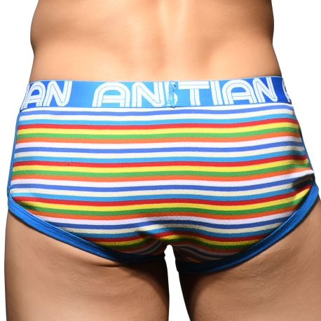 Andrew Christian Almost Naked Bright Stripe Trunks