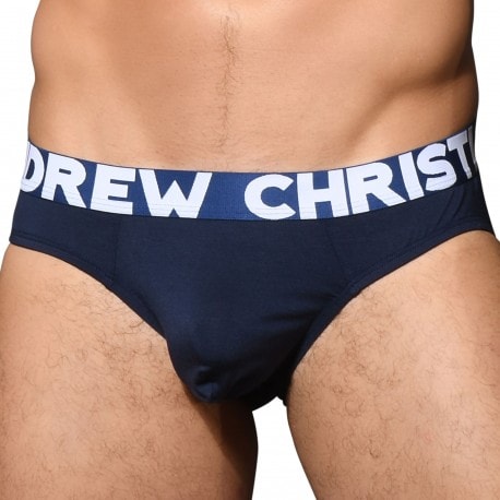 Andrew Christian Slip Almost Naked Bambou Bleu Marine Inderwear