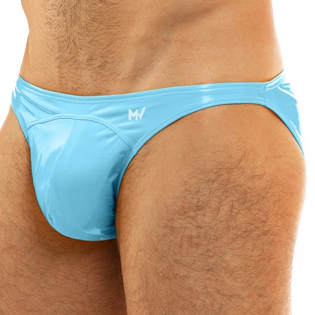 Modus Vivendi Viral Vinyl Low Cut Briefs - Light Blue