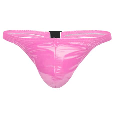 Modus Vivendi Viral Vinyl Thong - Neon Pink