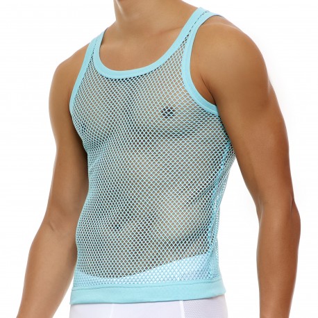 Modus Vivendi C-Through Tank Top - Light Blue