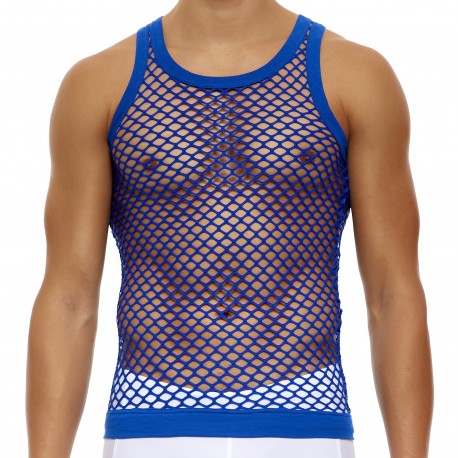 Modus Vivendi C-Through Tank Top - Blue