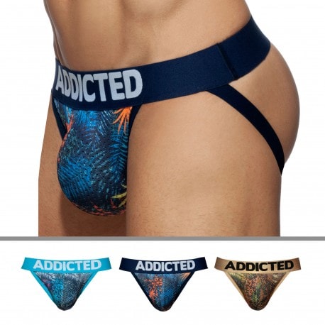 ADDICTED 'Camo Mesh Push-Up' Jockstrap/Underwear Size M 32