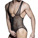 AD Fetish Body Zip Mesh Noir