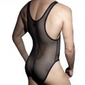 AD Fetish Body Zip Mesh Noir