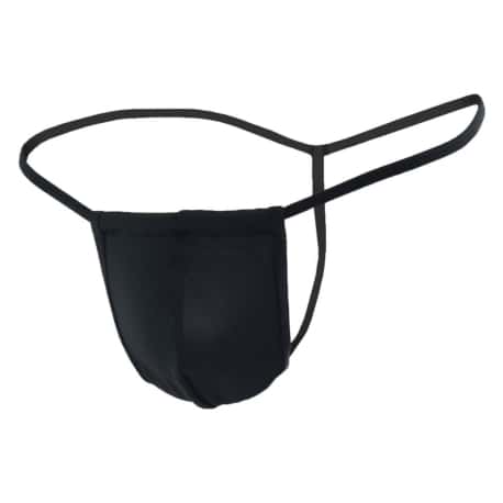 CandyMan Sliding G-String - Black