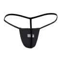 CandyMan Sliding G-String - Black