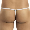 CandyMan Sliding G-String - White