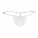 CandyMan Sliding G-String - White