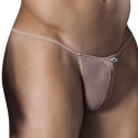 CandyMan Transparent G-String - Beige