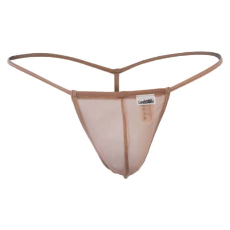 CandyMan String Ficelle Transparent Beige