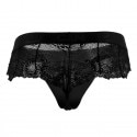 CandyMan Lace Thong - Black