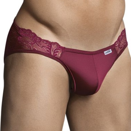 CandyMan Jock Strap Dentelle Bordeaux