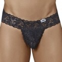 CandyMan Peek A Boo Thong - Black