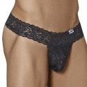 CandyMan Peek A Boo Thong - Black