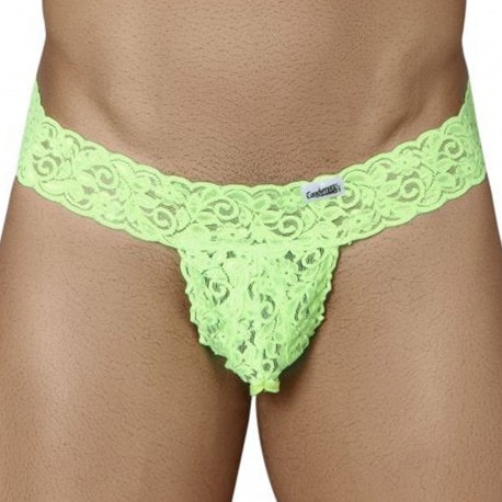 CandyMan Peek A Boo Thong - Lime