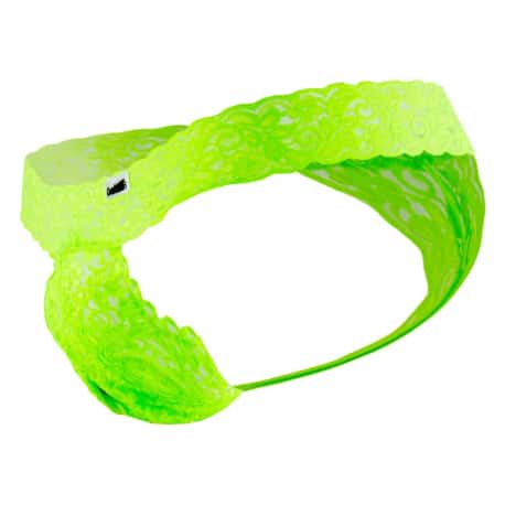 CandyMan Peek A Boo Thong - Lime