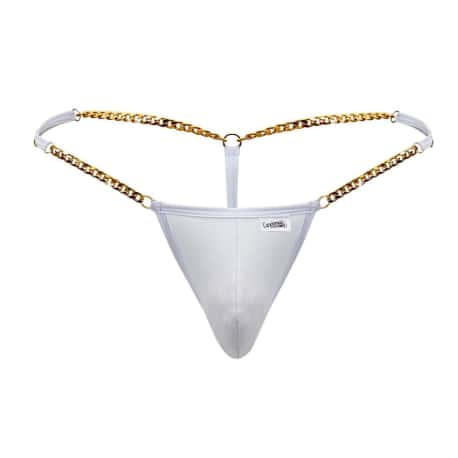 CandyMan Chain G-String - White