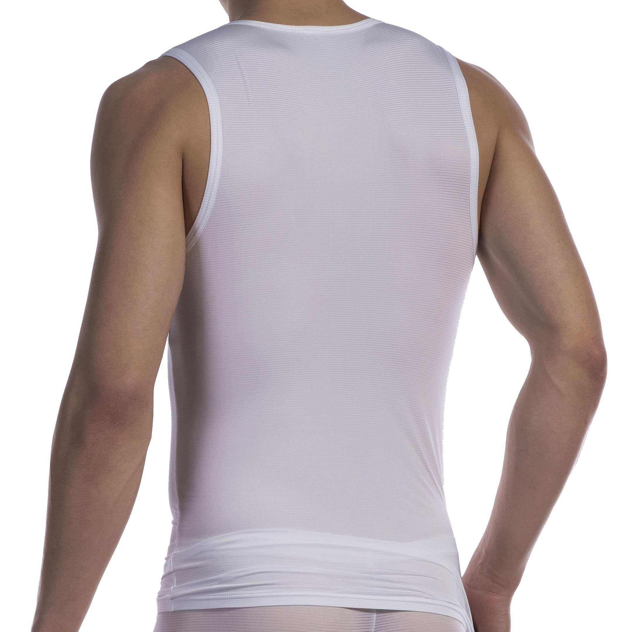 Firm Compression Tank Top - White