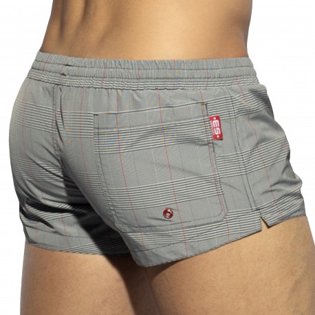 ES Collection Scottish Swim Shorts - Grey