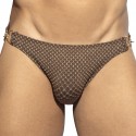 ES Collection Luxury Swim Bikini Briefs - Brown