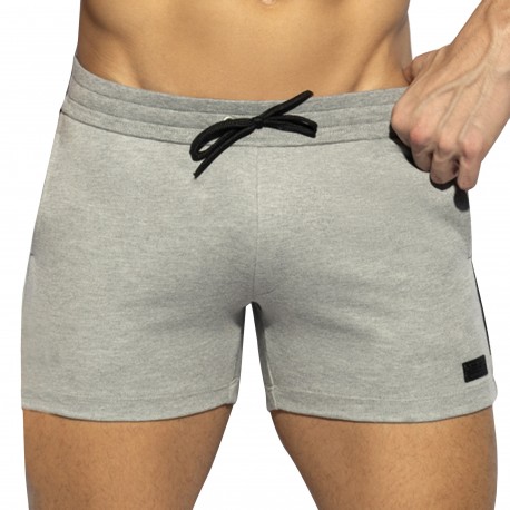 ES Collection First Class Athletic Shorts - Heather Grey