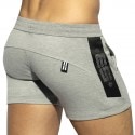 ES Collection First Class Athletic Shorts - Heather Grey