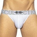 ES Collection Recycled Rib Jock - White