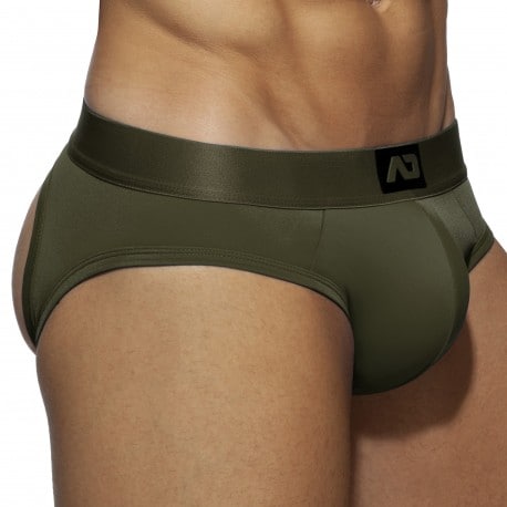 AD Fetish Bottomless Fetish Briefs - Khaki