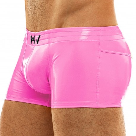 Modus Vivendi Viral Vinyl Boxer Briefs - Neon Pink