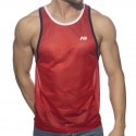 Addicted Basketball Mesh Tank Top - Red