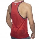 Addicted Basketball Mesh Tank Top - Red