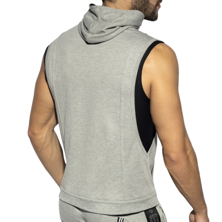 ES Collection First Class Athletic Hoodie - Heather Grey