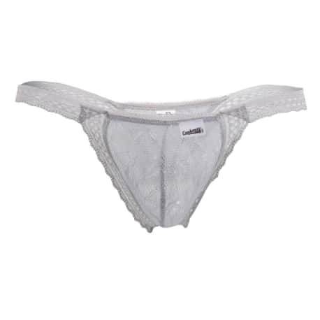 CandyMan String Double Dentelle Gris