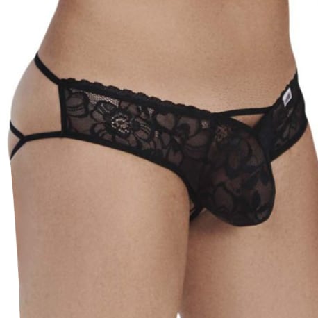 CandyMan Bow Jockstrap - Black