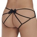 CandyMan Jock Strap Bow Noir