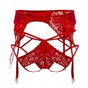 CandyMan Ensemble Jarretière - Jock Strap Dentelle Rouge