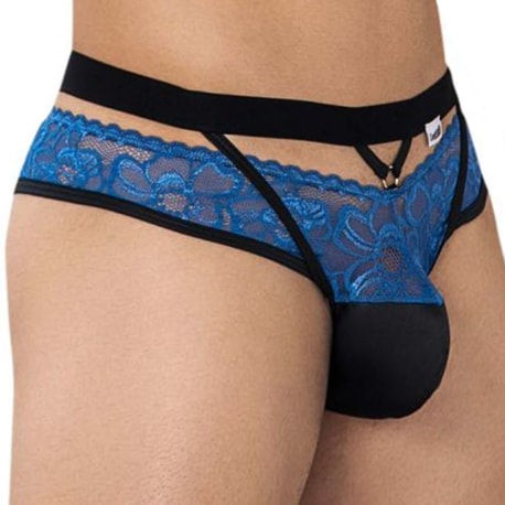 CandyMan Lace Jockstrap - Blue