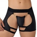 CandyMan Chaps Thong - Black